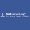 Facebook top status trends of 2009