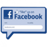 Like us on Facebook window stickers for your business