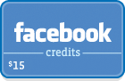 Facebook Credits Gift Cards