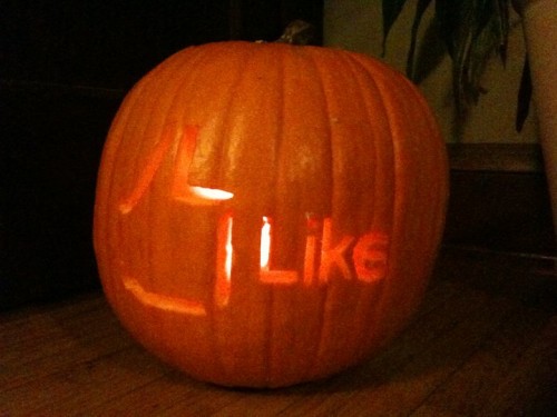 Facebook Like Pumpkin