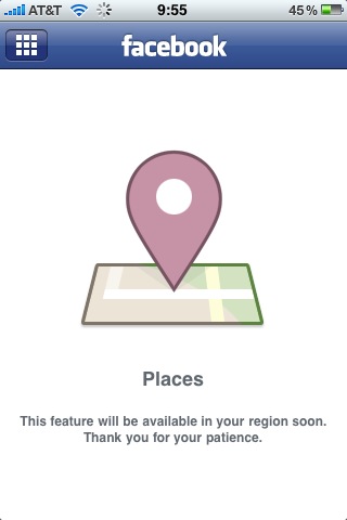 Facebook Places logo mocks Foursquare