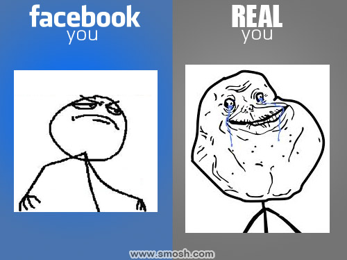 Facebook You vs Real You