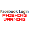 Fake Facebook login page alert