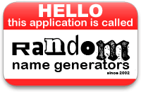 Random Name Generators for Facebook